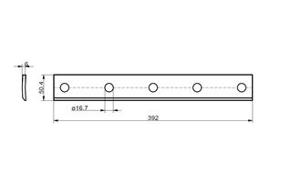 Überlage für Messer p.z. Big-X 500-1100 groß