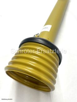 Schutzrohr-Hälfte außen SD 25 x 1000 mm -lang 