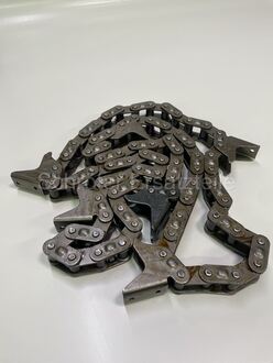 Nasenkette Chrombolzen Tlg. 30 mm 72 Gld./6-Nasen 