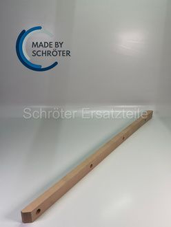 Holzleiste für Einzugskettenführung