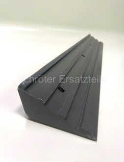 Verschleißleiste unter Gegenschneide