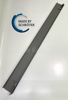 Überleitblech auf Steinfangmulde