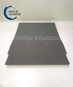 Verschleißblech Breite 750/792 mm im Übergang