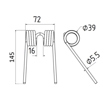 Zinken für Pick-up Big-Pack 120-70 ab 2002