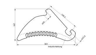 Messer p.z. Claas Rollant 46-RC und Variant 180 RC