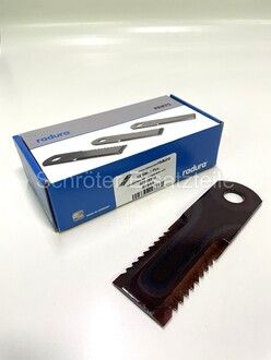 Schlegelmesser 174 x 50 x 5 gezahnt Bohrung 20mm