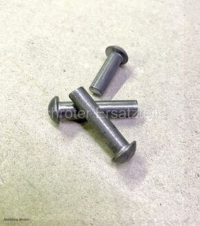 Rundkopfniete 6 x 28 mm