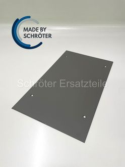 Verschleißblech für vordere Auswurfklappe