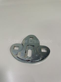 Lasche unter Messersegment