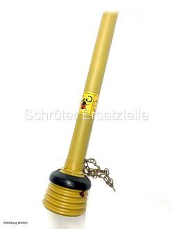 Schutzrohr-Hälfte außen SD 05 x 550 mm -lang