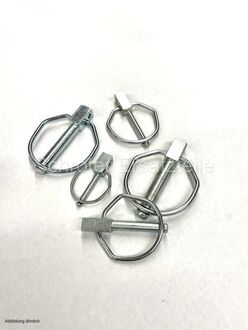 Sicherheits-Klappstecker Ø 9,5mm Schaftlänge 55mm
