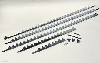 Sektionalmesser links (40 Ft.12m) oben gezahnt