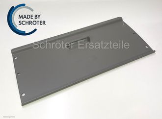 Rückwand für Übergangsgehäuse (Grasschacht)